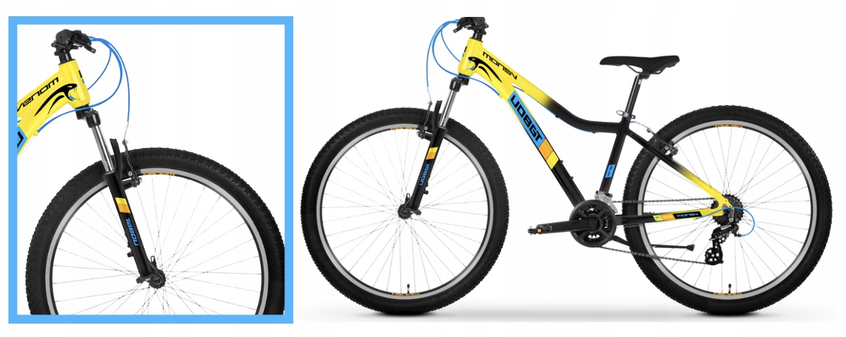 Rower Mtb Tabou Venom 2.0 Rama 17" Koło 27.5" 3 Lata