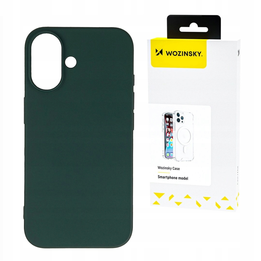 Silikonowe etui Wozinsky Silicone Case na Samsung Galaxy S24 Fe zielone