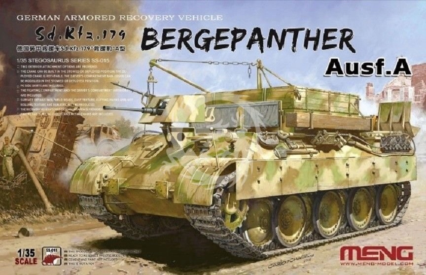 Bergepanther Ausf.A Sd.Kfz.179 Meng Model SS-015 měřítko 1/35