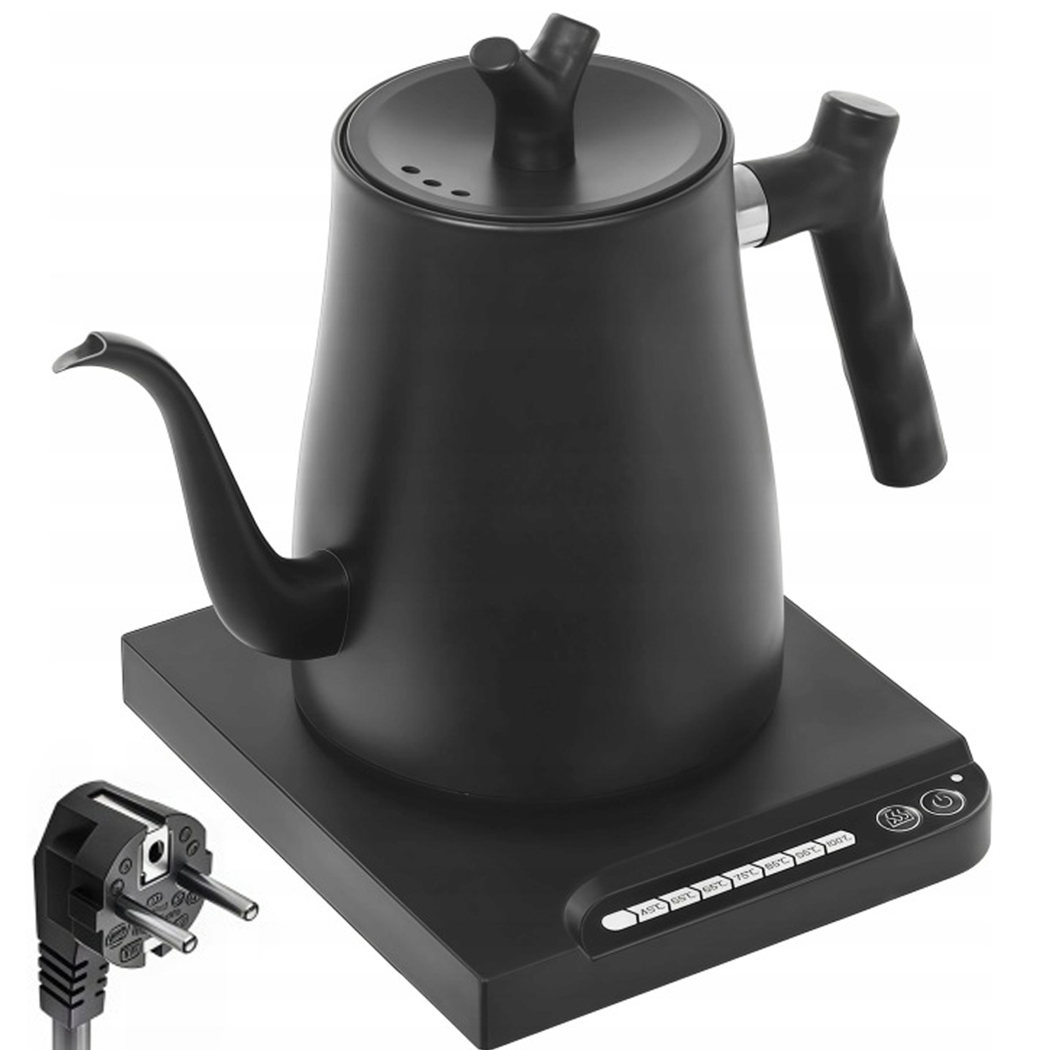 Elektrická Konvice 1000 W Husí Krk 1 L, Přesné Nalévání Do Kávy