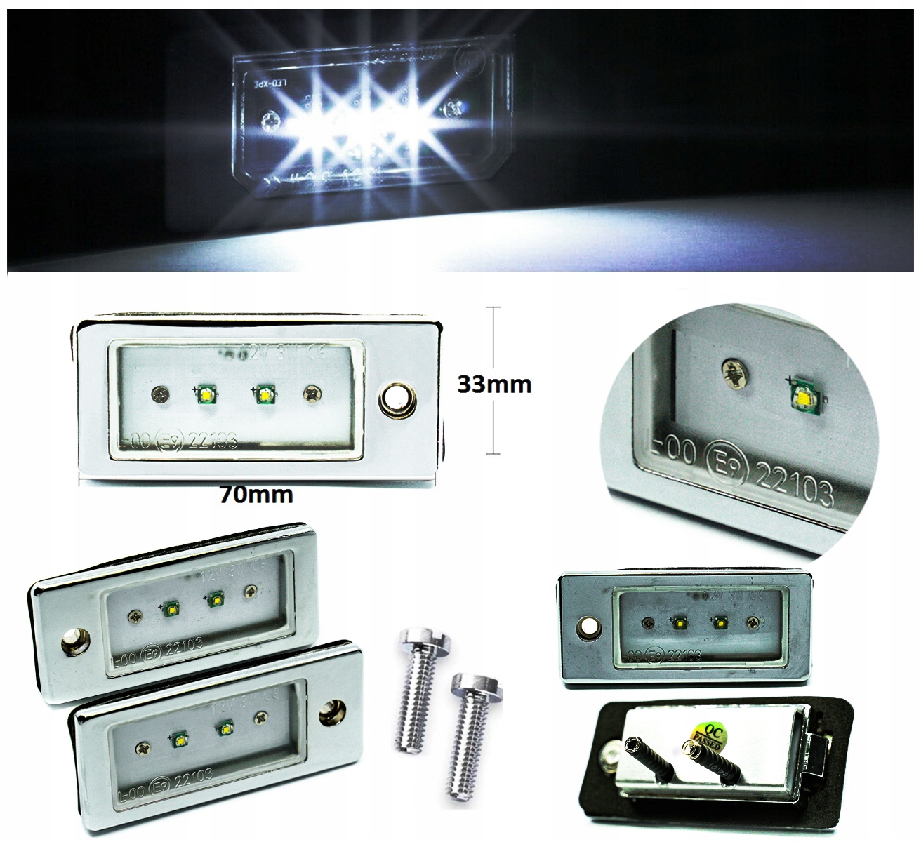 Cree Led Lampki Tablicy Audi A6 C6 Sedan 4F2 Typ samochodu 4x4 SUV Samochody osobowe Samochody dostawcze Samochody ciezarowe Samochody kempingowe Autobusy Niezdefiniowany