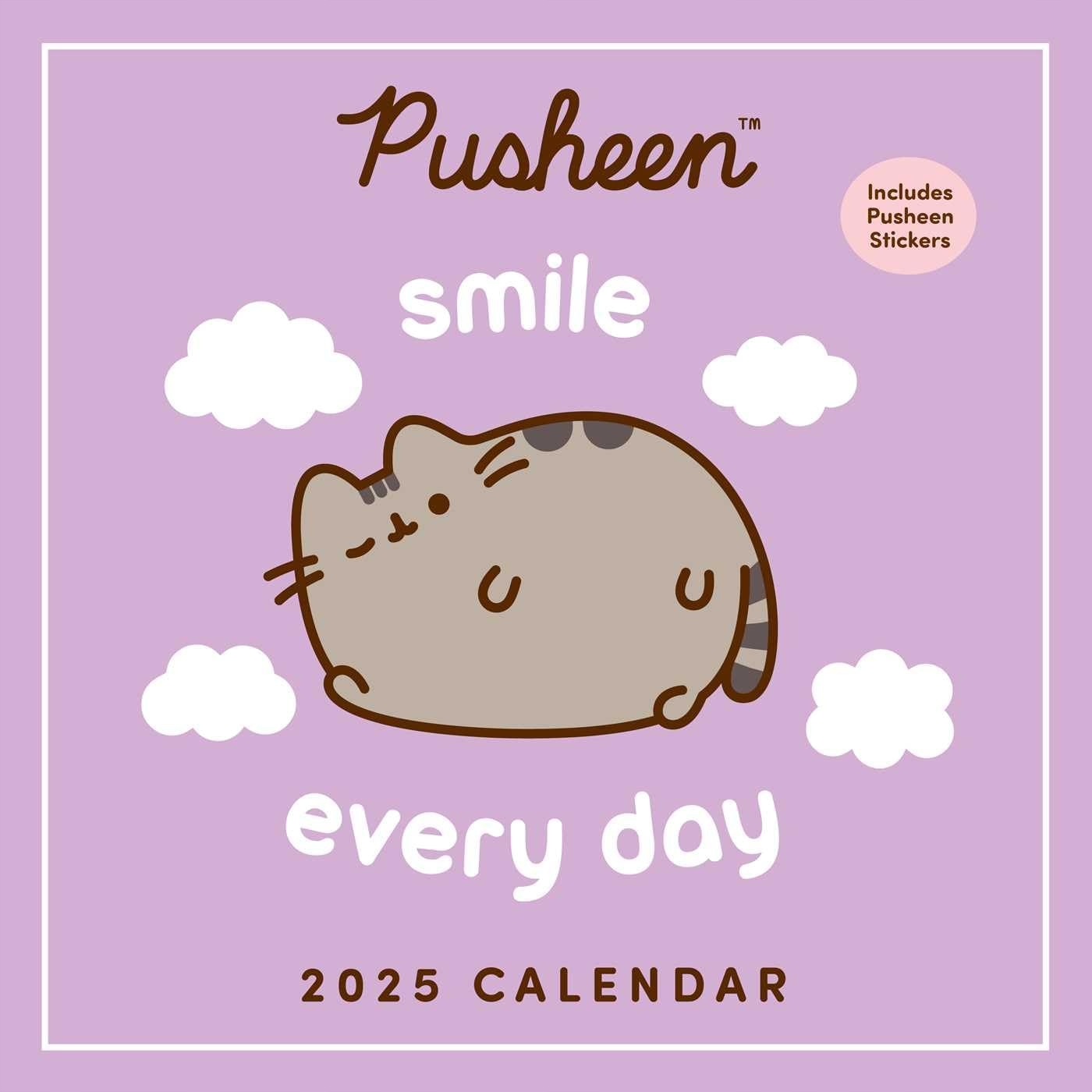 Pusheen 2025 Wall Calendar: Smile Every Day Belton, Claire