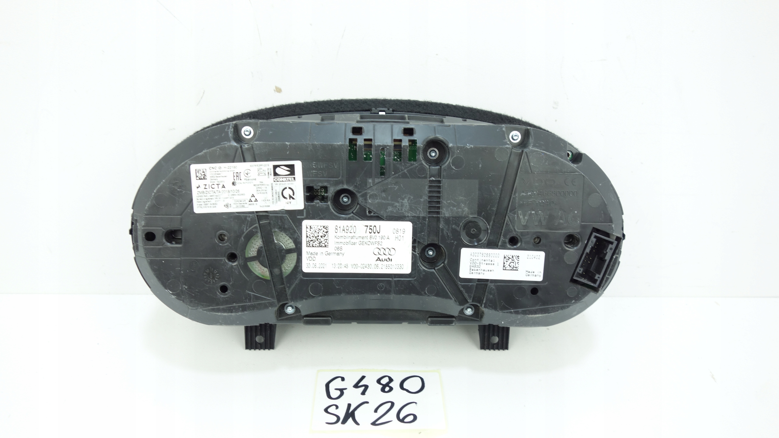 AUDI Q2 81A 2016- dials dials 81A920750J