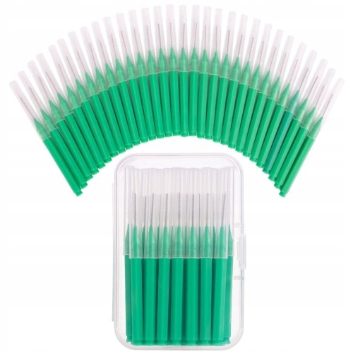 Fox Szczoteczki Międzyzębowe 0,8mm Zielone 30 sztuk