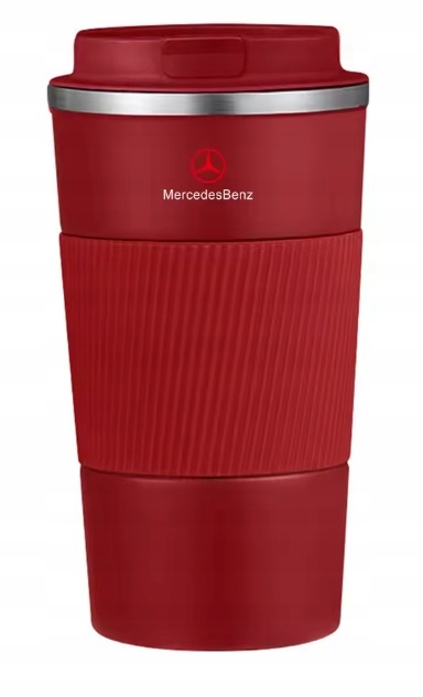 Mercedes-benz Termohrnek Na Kávu Termos 510ML Červený