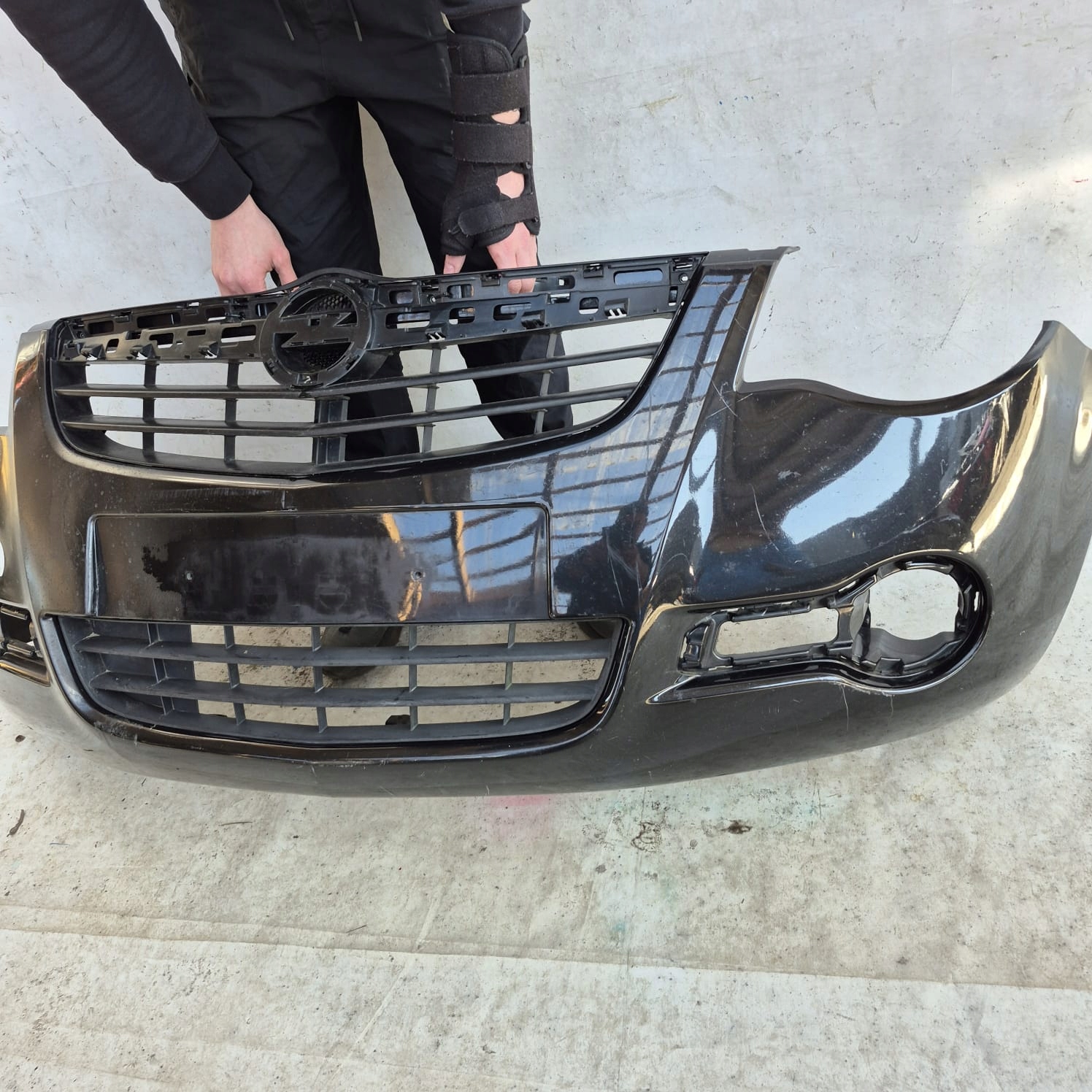 OPEL AGILA B 08-14 bumper front front