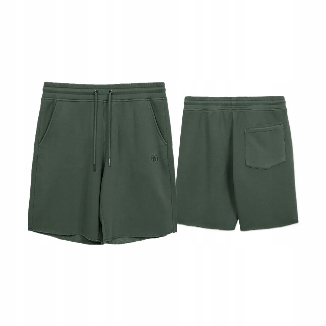 Pitbull West Coast Pánské Teplákové Kraťasy Washed Lancaster II Zelené M