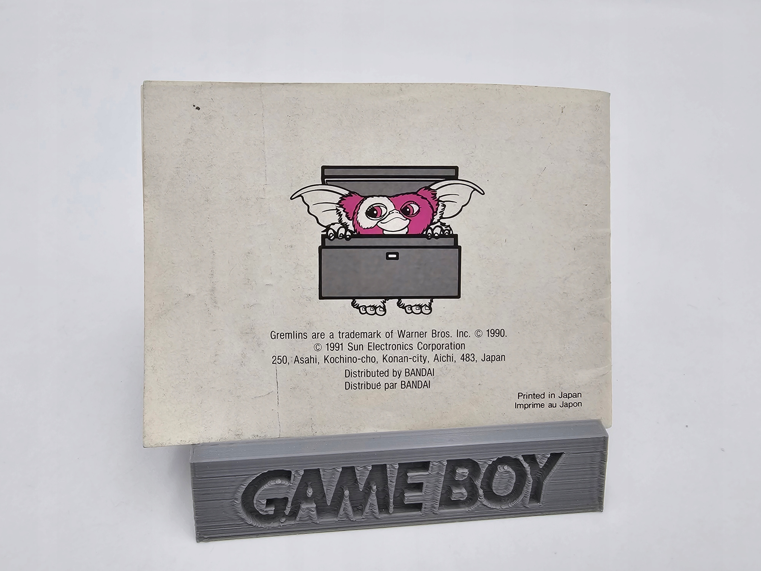 GAME BOY GREMLINS 2 THE NEW BATCH + KSIĄŻECZKA ORYGINAŁ Wersja językowa Angielska