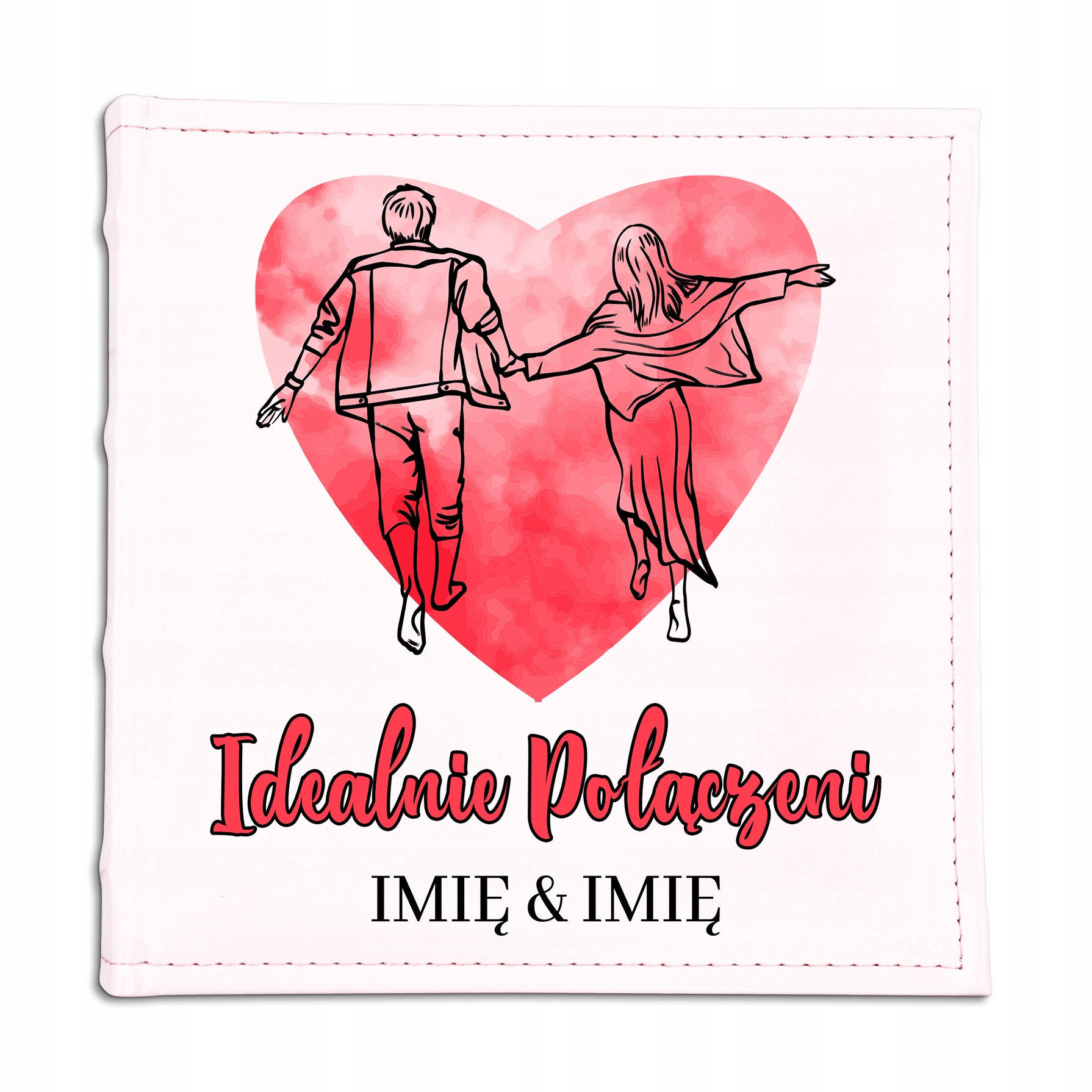 Album Na Fotky Eko Kůže Perfektně Spojené *jména* Výročí Dárek