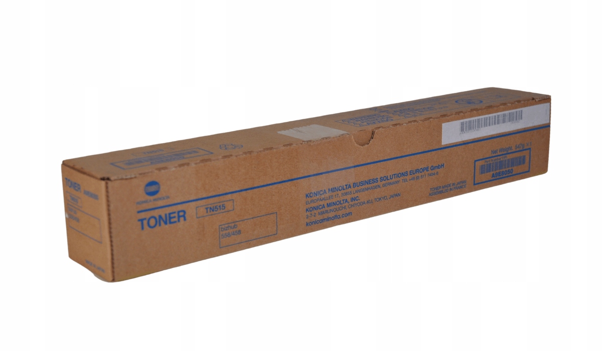 Toner Konica Minolta TN-515 A9E8050 K Originál Black Bizhub 458 558