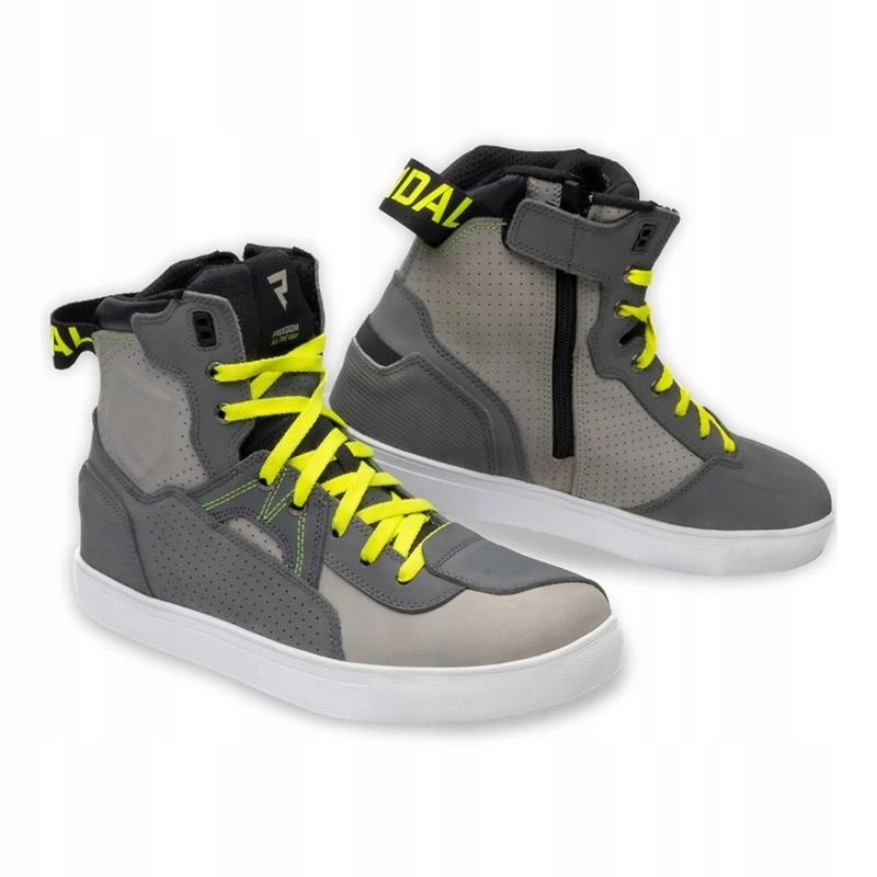 Tenisky Rebelhorn Vandal Grey/fluo šedé/žlté motocyklové topánky Darčeky