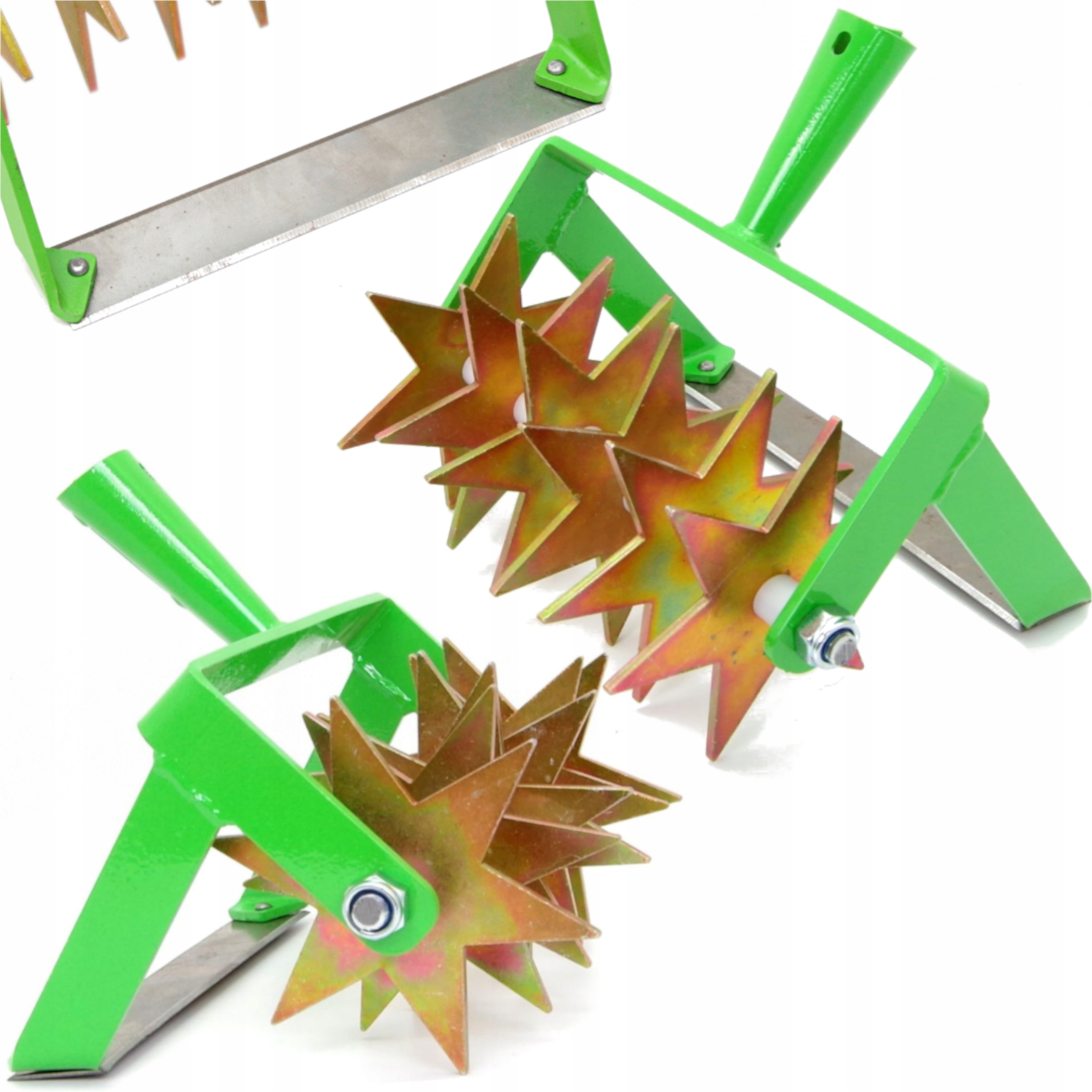 Ruční Provzdušňovač S Podřezávačem Silný A Pevný 2v1 Vertikutace Aerace