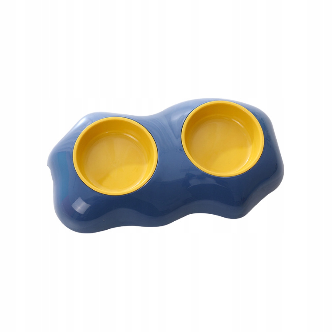 

Miska Podwójna Kota Psa Plastikowa 2X200ML Unizoo