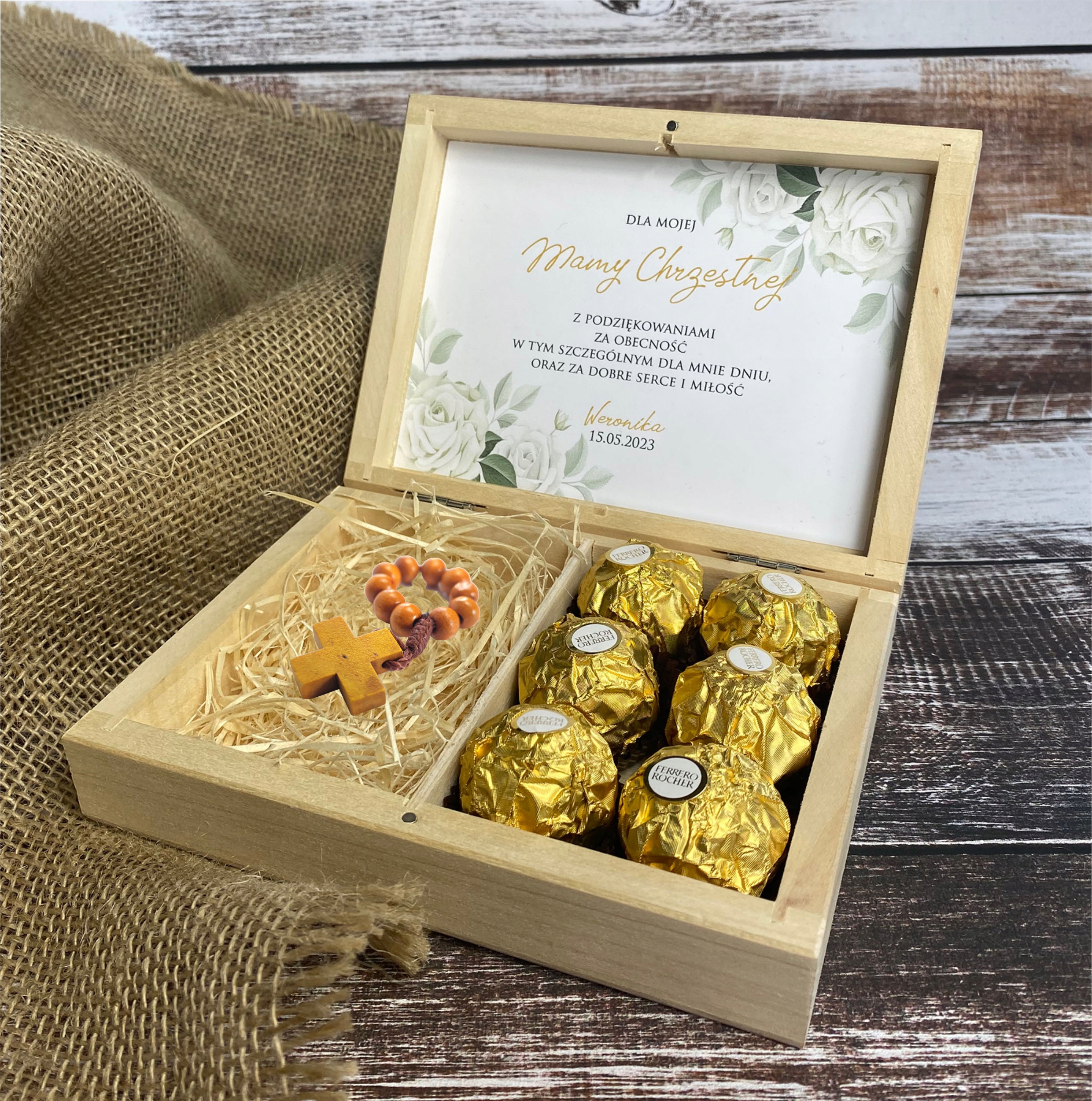 PODZIĘKOWANIE CHRZESTNYCH DZIADKÓW KOMUNIA CHRZEST EAN (GTIN) 5904665740897