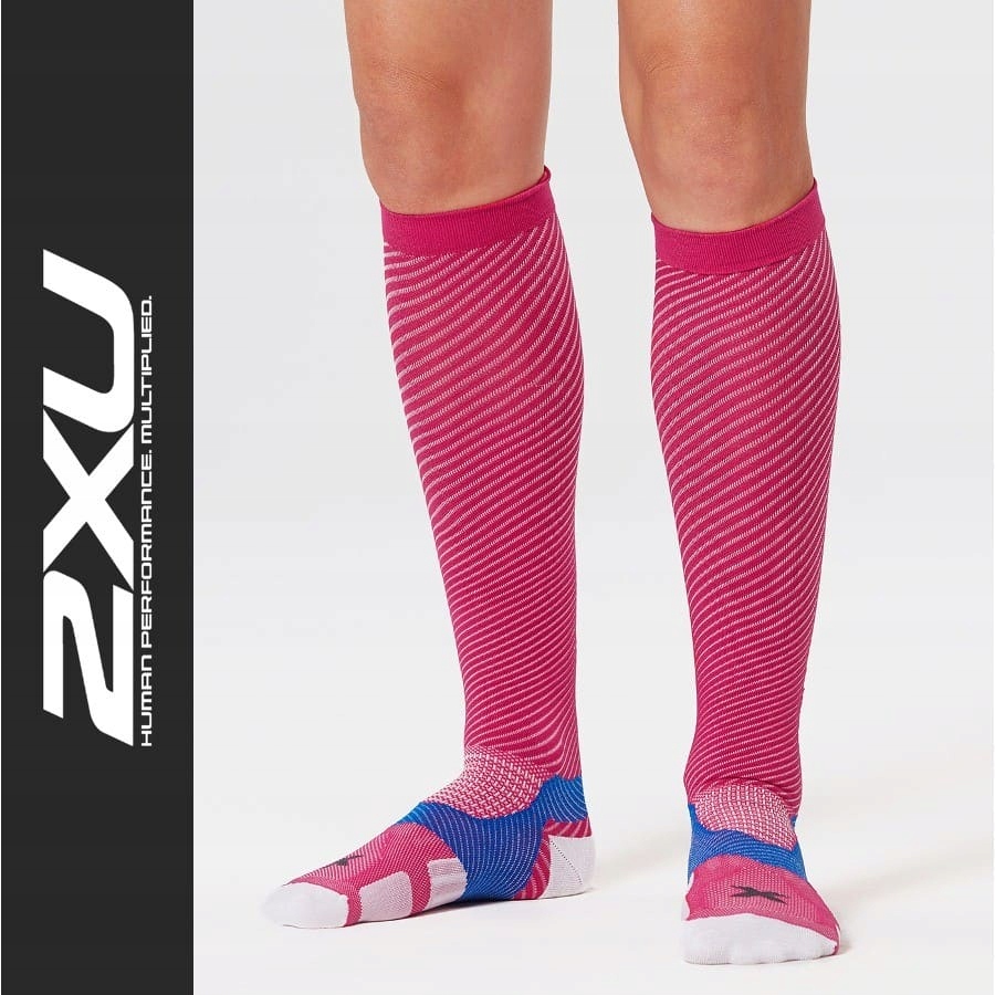 Ultralekkie skarpetki kompresyjne 2XU Elite Lite X:Lock Compression Xs