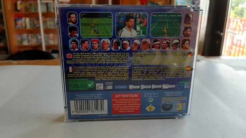 VIRTUA TENNIS 2 [SEGA DREAMCAST] Stan opakowania otwarte