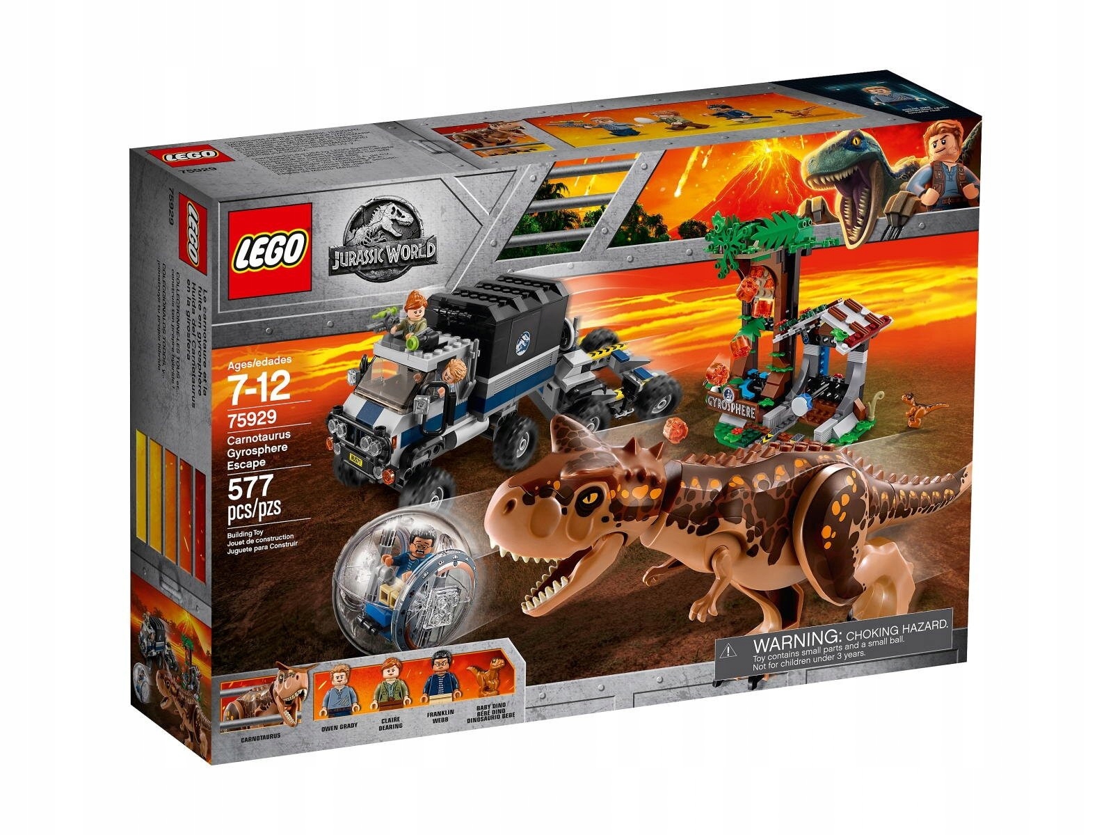 Lego Jurský svět 75929 Útěk před karnotaurem Nové