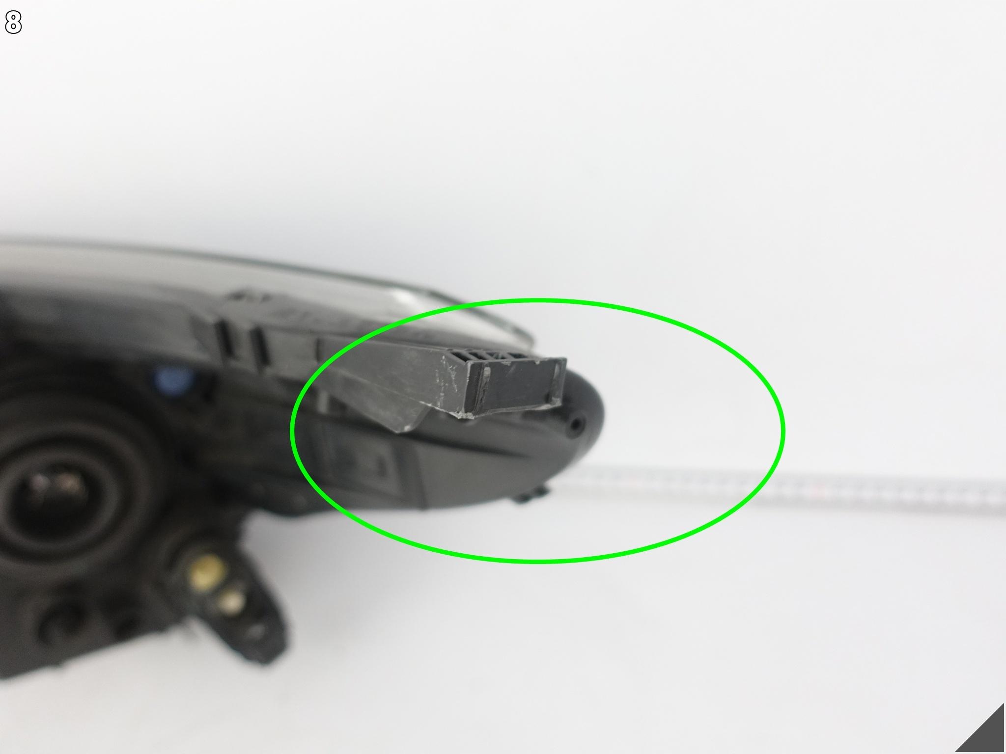 FORD KA KA+ plus MK3 III (3 GENERACJA) 14-18 light fog light right black