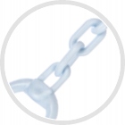 Canpol ŁAŃCUSZEK KLIPS ZAWIESZKA DO SMOCZKA Kolor odcienie niebieskiego