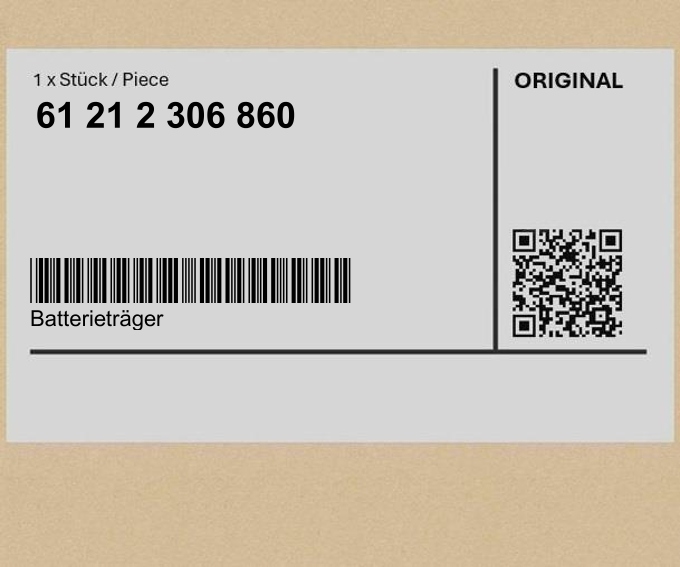 Podstawa pod akumulator BMW 259 259