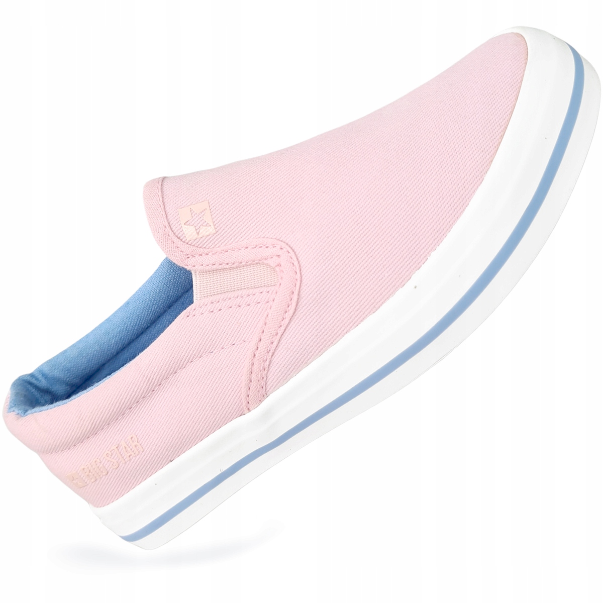 

wsuwane różowe trampki dziecięce Big Star HH374009