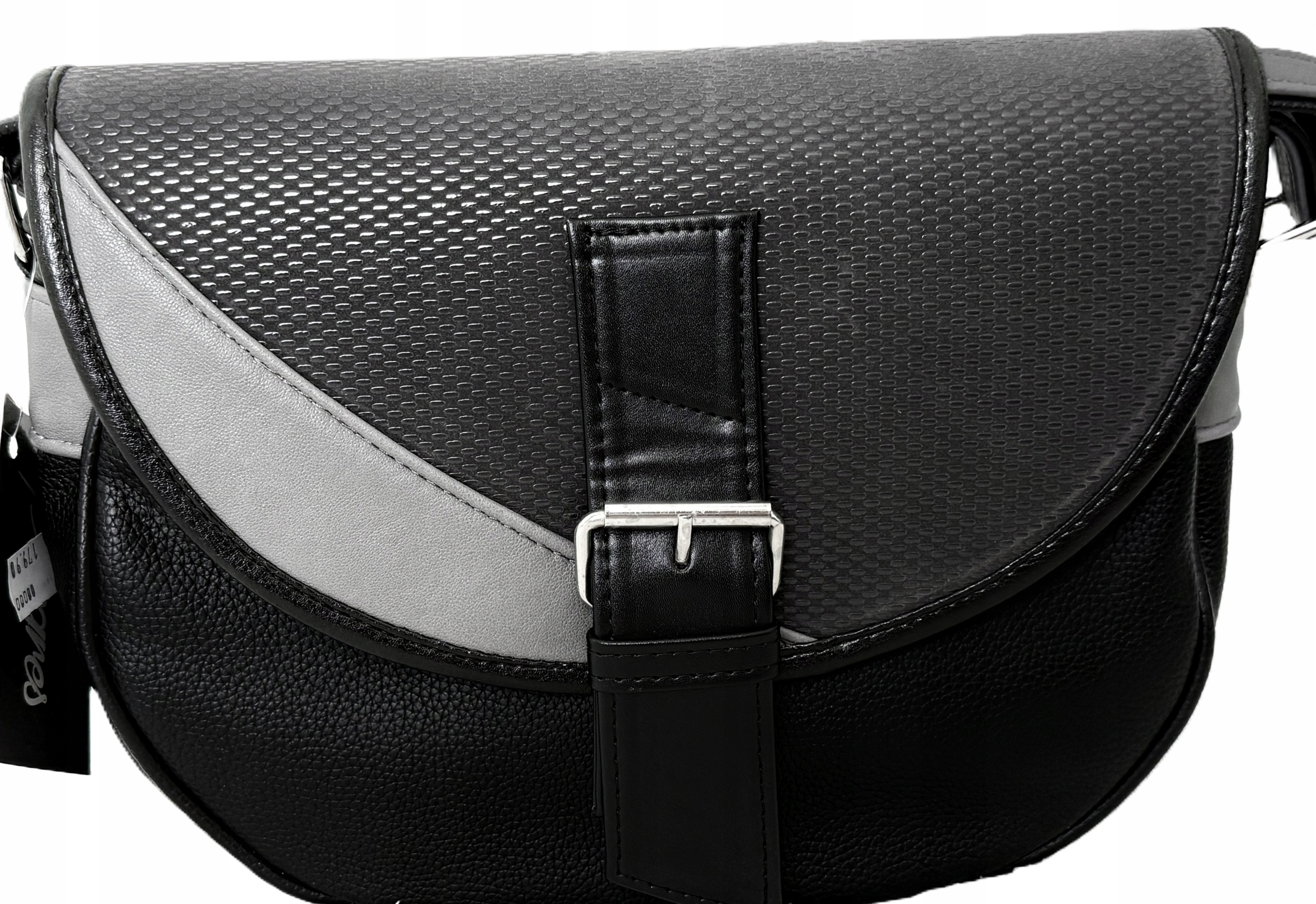 .Progresová dámská kabelka přes rameno z eko-kůže černá 1751ča/jas vst.