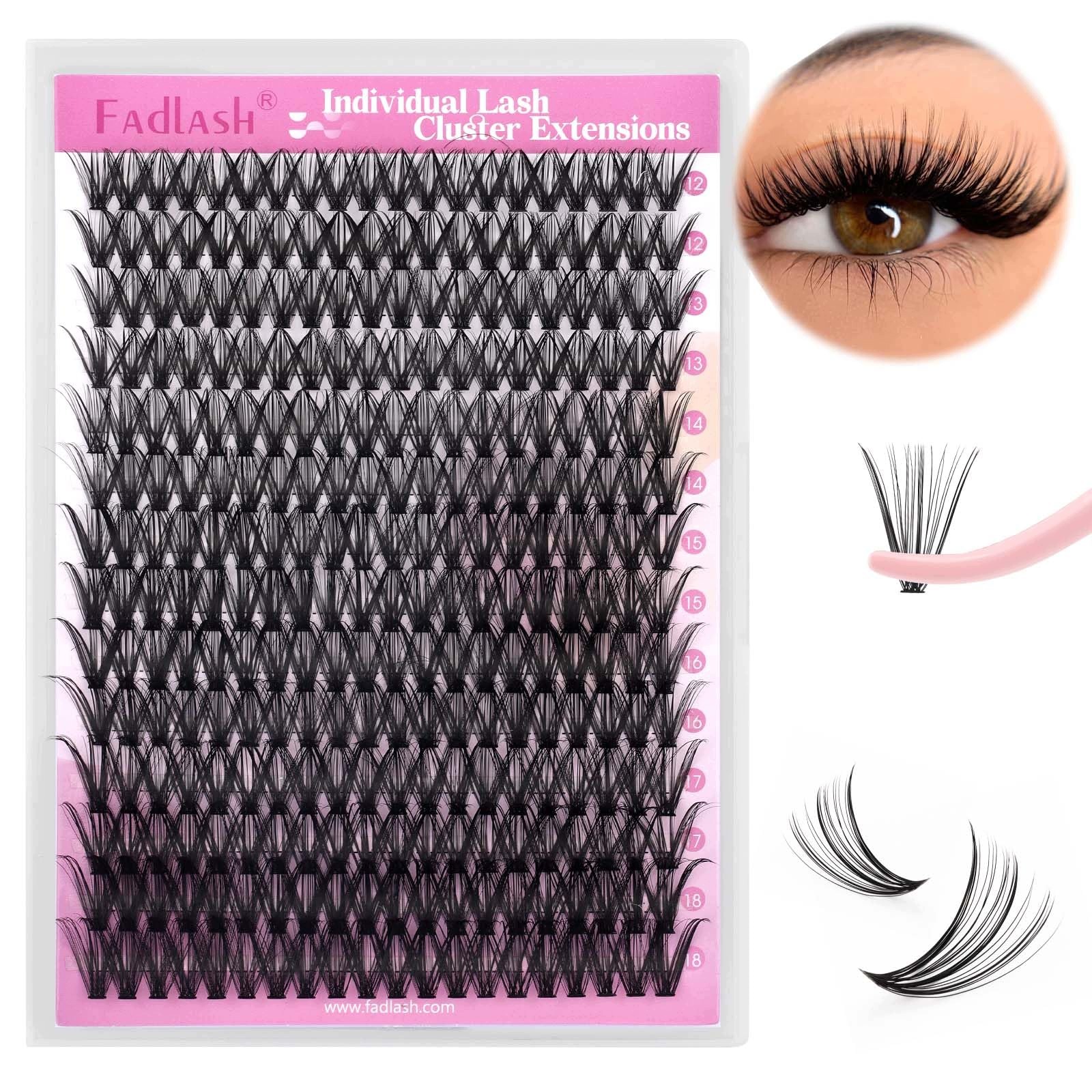 Umělé řasy Pupínky černé 30D 0.07 C 12 18 Mm Fadlash