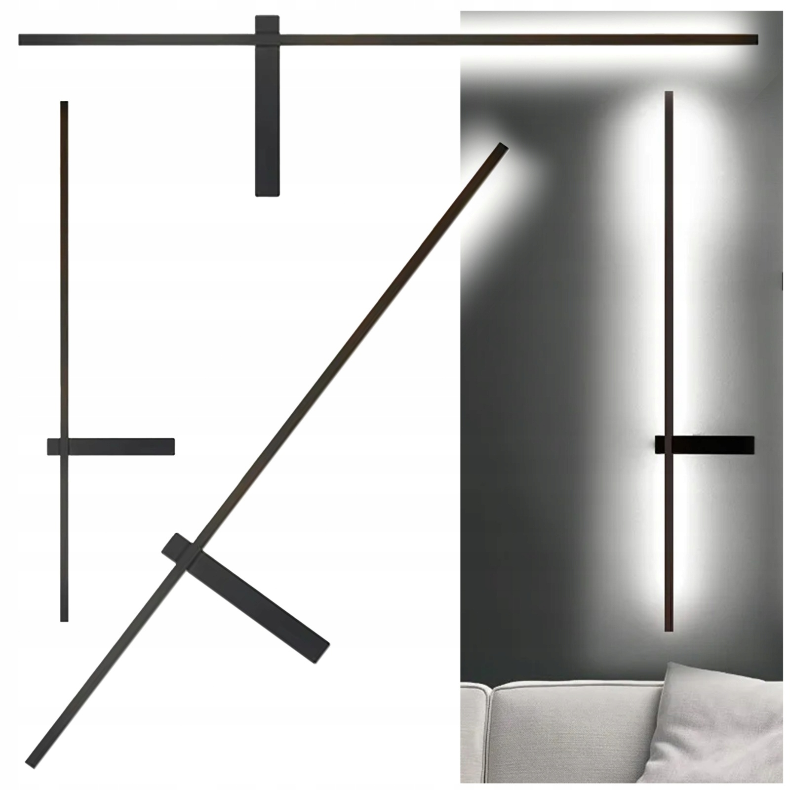 Lampa Led kinkiet ścienny wewnętrzny 18W 120cm 4000K IP20 nowoczesna lampa