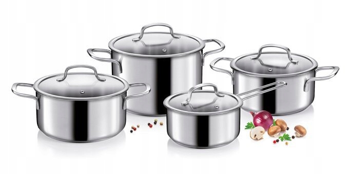 Sada hrncov Optima, 8 dielov