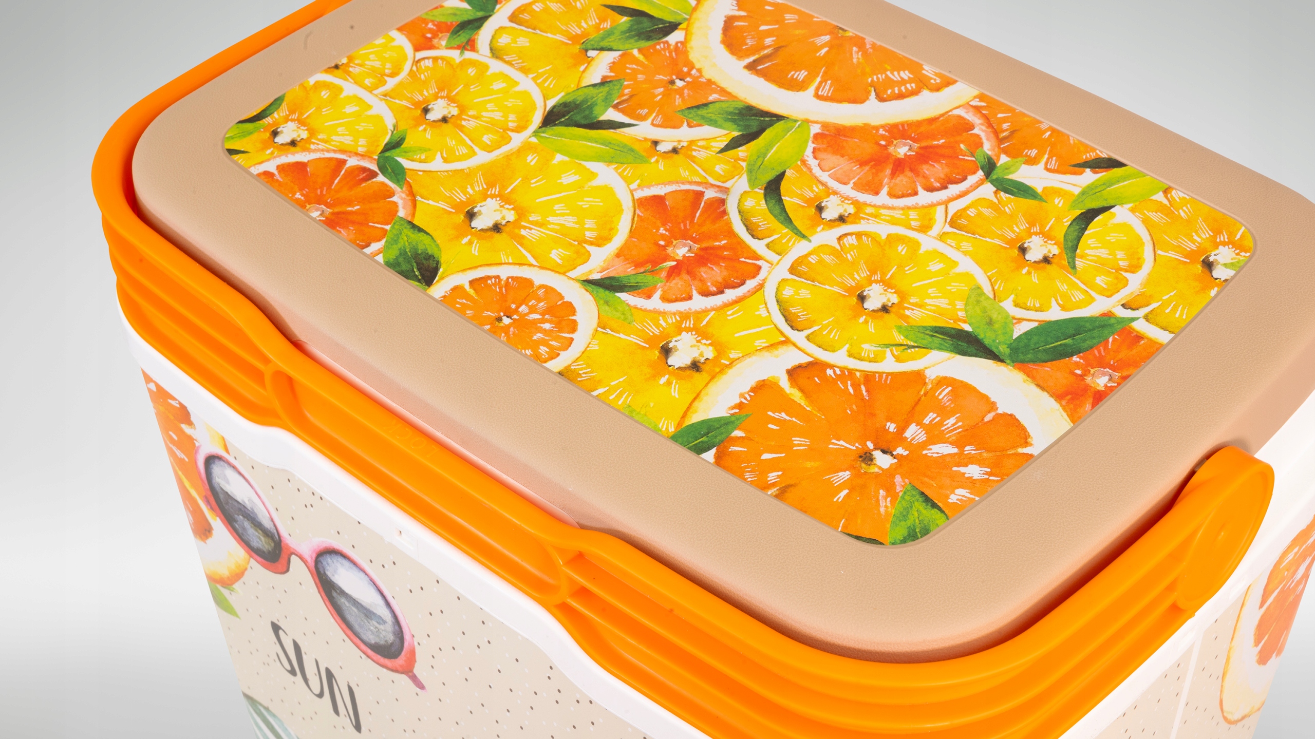 STYLOWA LODÓWKA TURYSTYCZNA PASYWNA 30L IDEALNA NA LATO CHŁODZENIE TURBO XL Szerokość produktu 37 cm