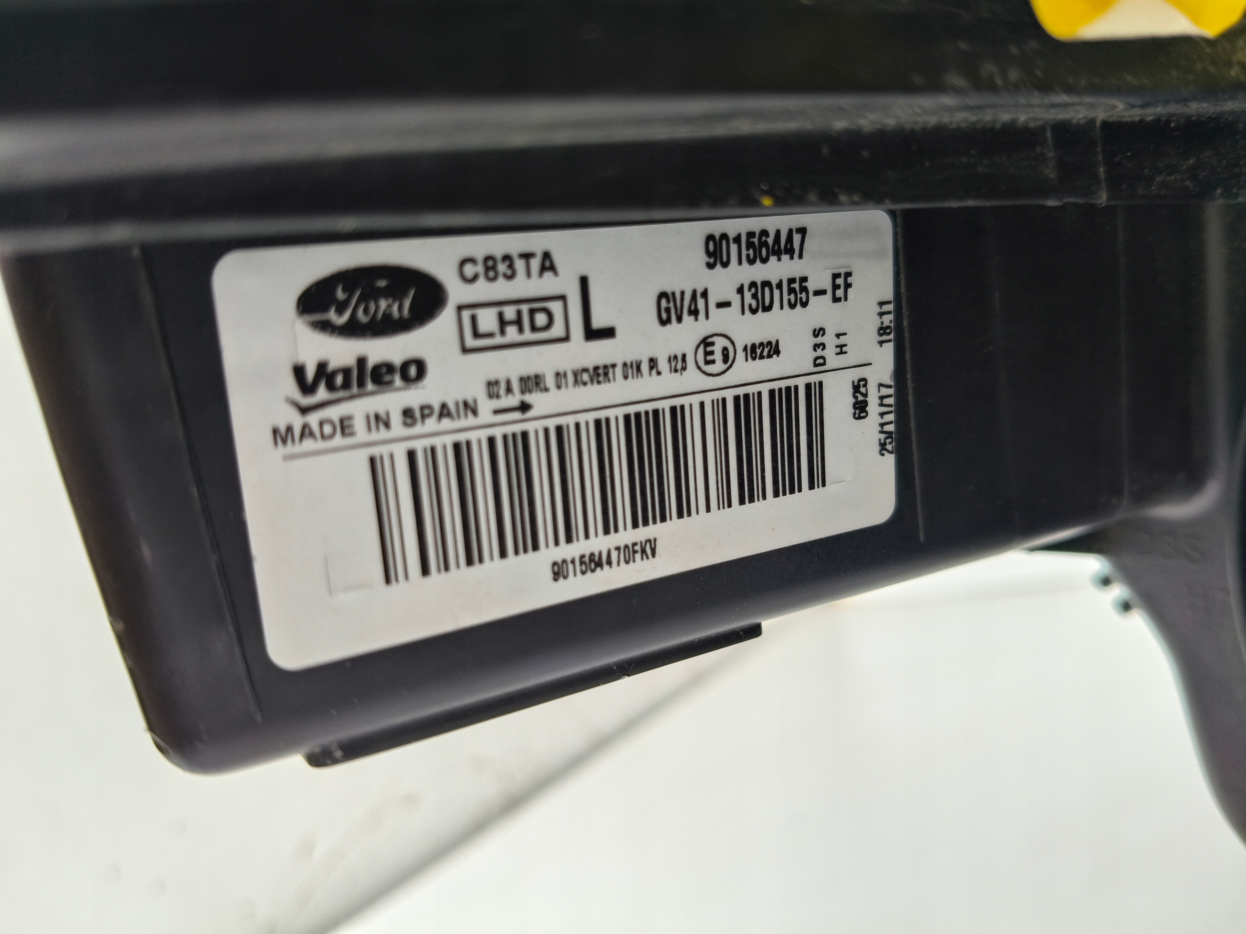 light left REFLEKTOR FORD KUGA MK2 16- LIFT XENON LED positioning CIEMNY