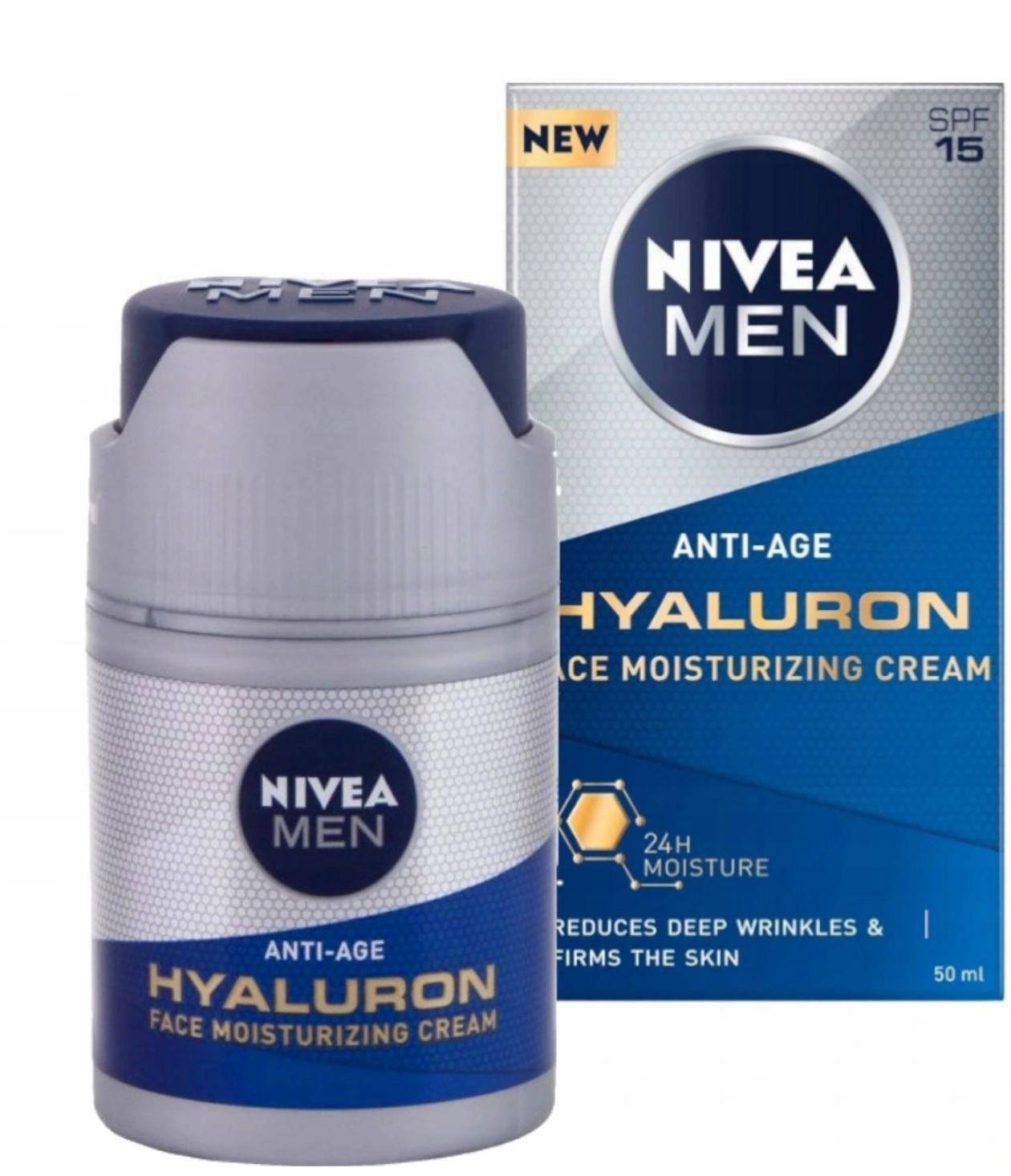 

Nivea Men Krem Nawilżający Przeciwzmarszkowy SPF15