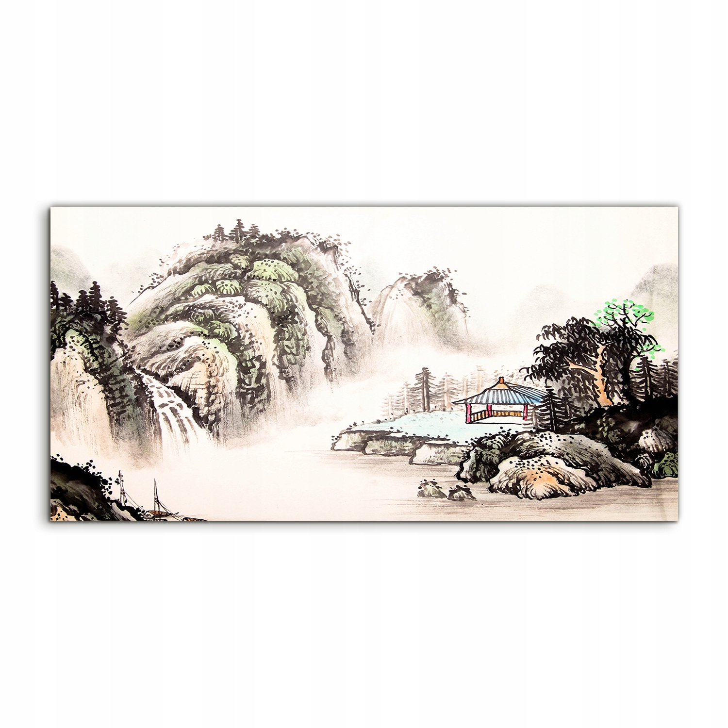 Fotoobraz 120x60 závesný Čína Krajina Akvarely