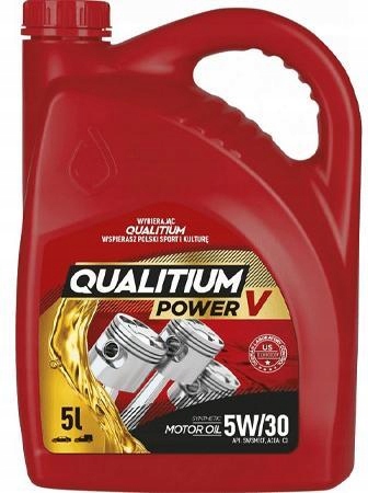 

Qualitium Power V 5W30 C3 Api Sn/sm/cf 5L