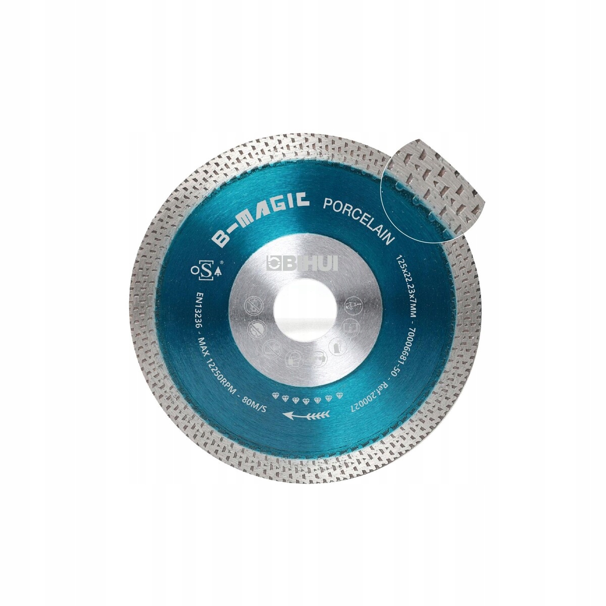 Bihui DCDW125 Tarcza Diamentowa B-magic Do Gresu 125MM