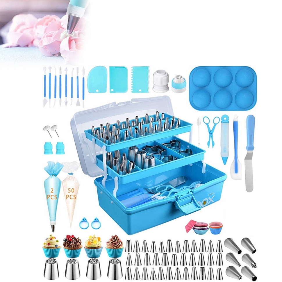 Zestaw Akcesoria Narzędziowe Do Tortów Ciast I Cukierniczy Dekoracji 237PCS