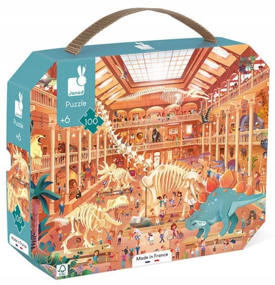 

Puzzle w Walizce Muzeum historii naturalnej Janod
