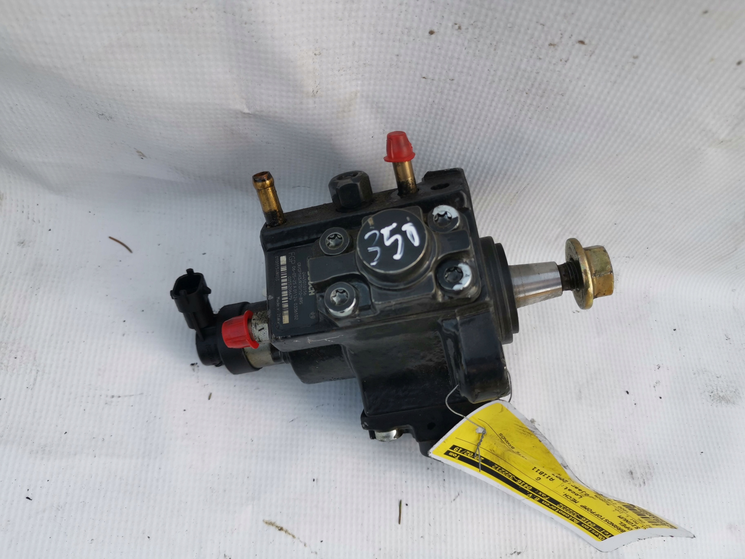 POMPA WTRYSKOWA 0445010156 OPEL ASTRA III H ZAFIRA B SAAB 1.9 CDTI Producent części Bosch