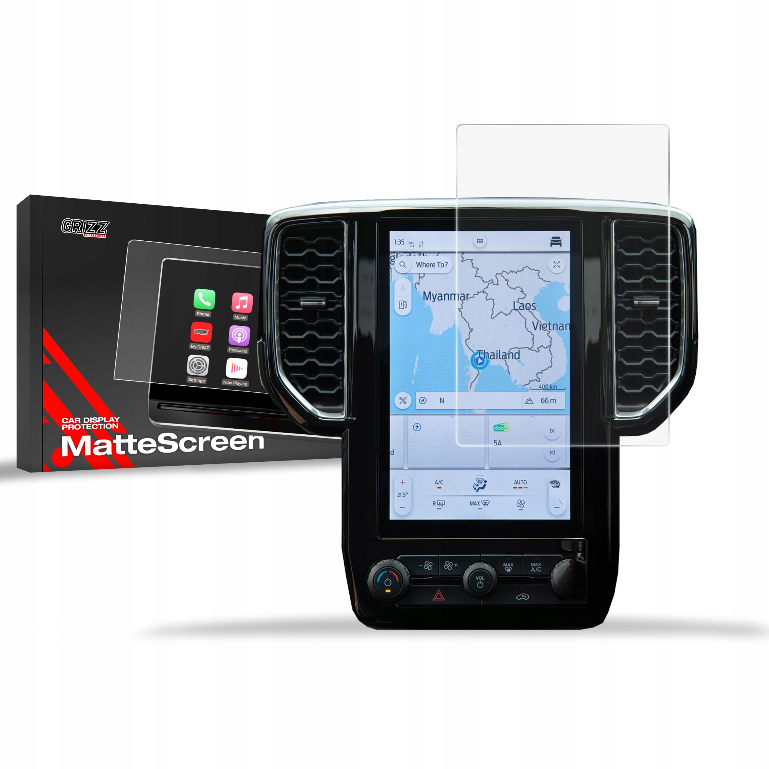 Folia Antyodciskowa do Ford Ranger 6 10,1" (2022-2025)