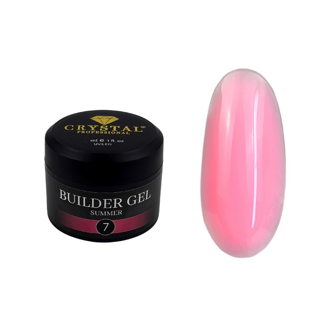 Żel budujący Summer #7 Crystal Professional Hema&tpo Free