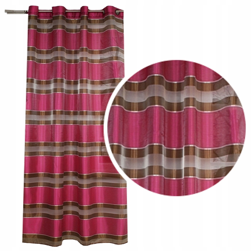 

Zasłony Gotowe Zasłona Pasy Na Przelotkach 145x250