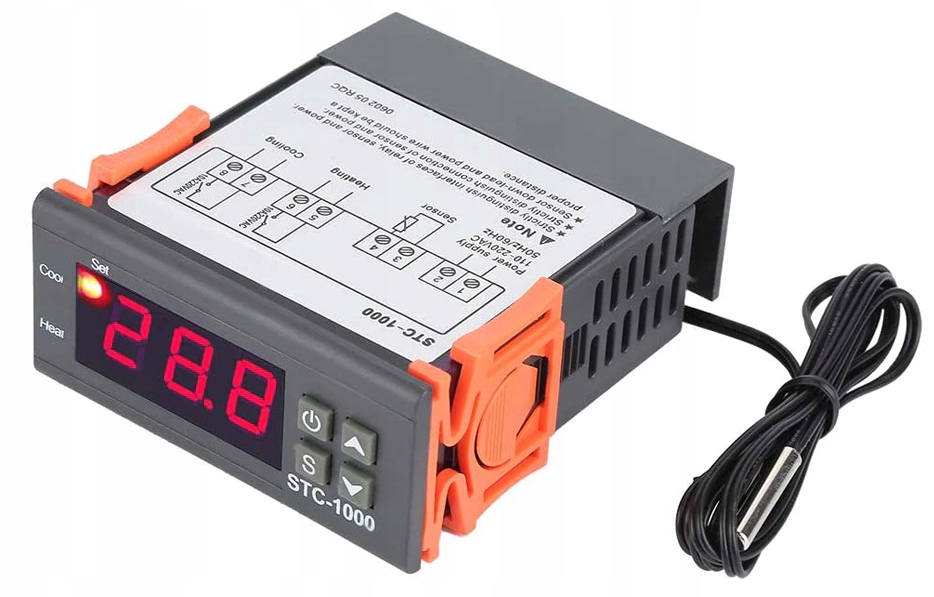 

Regulator Temperatury Stc Termostat Sterownik 230V