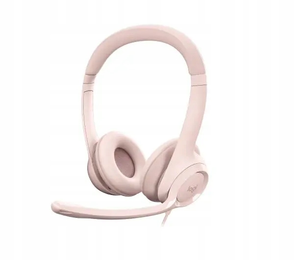 Słuchawki Nauszne Logitech H390 Usb Mikrofon Różowe