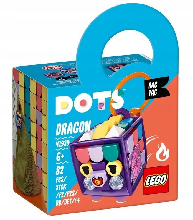Lego Dots 41939 Zawieszka ze smokiem