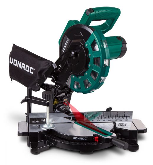 

Vonroc Piła ukośna 1700W- ø216mm 40 zębów + Led