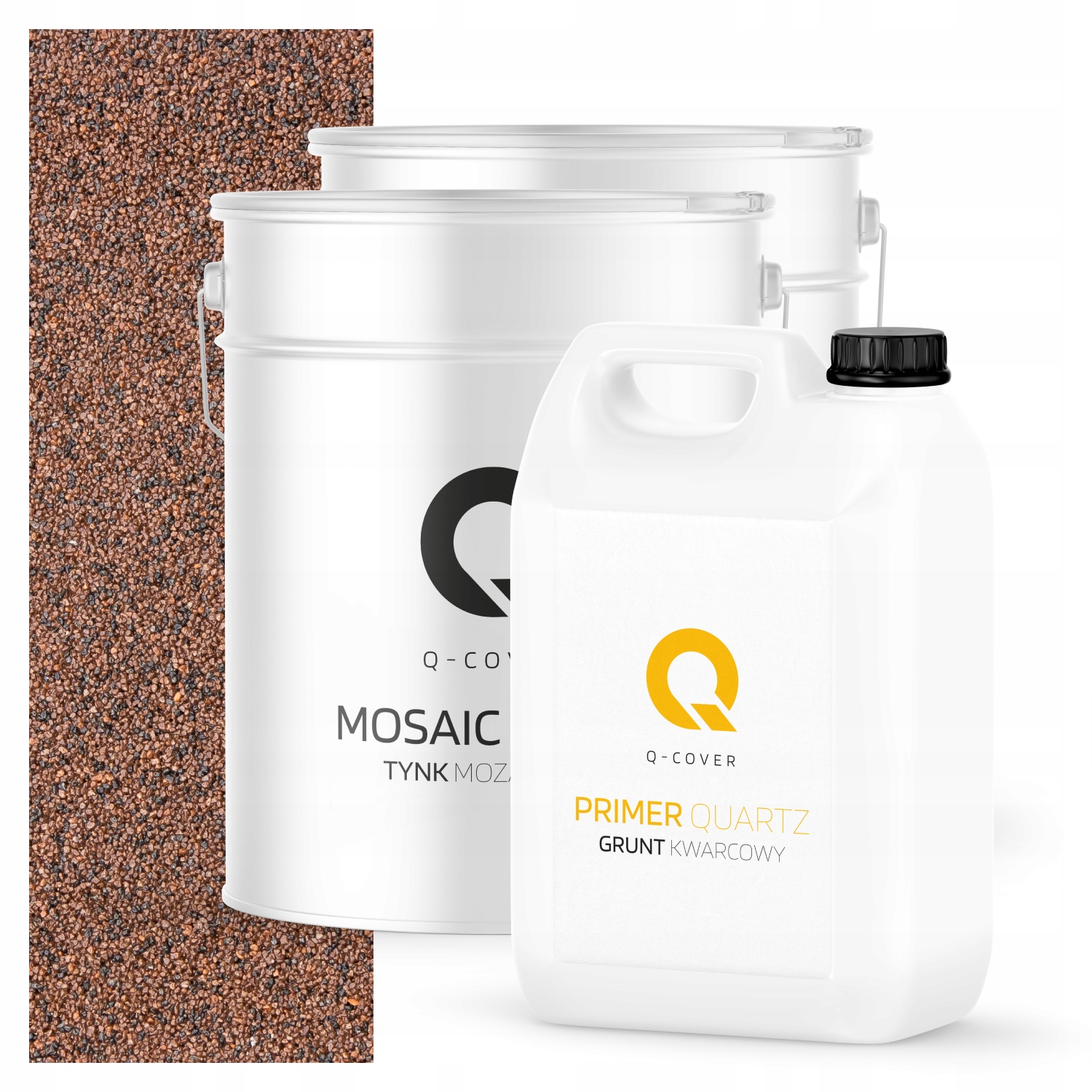 Mozaiková Omietka Hnedá Tmavá M73 Vonkajšia Živicová 2x 12,5KG Základný Náter