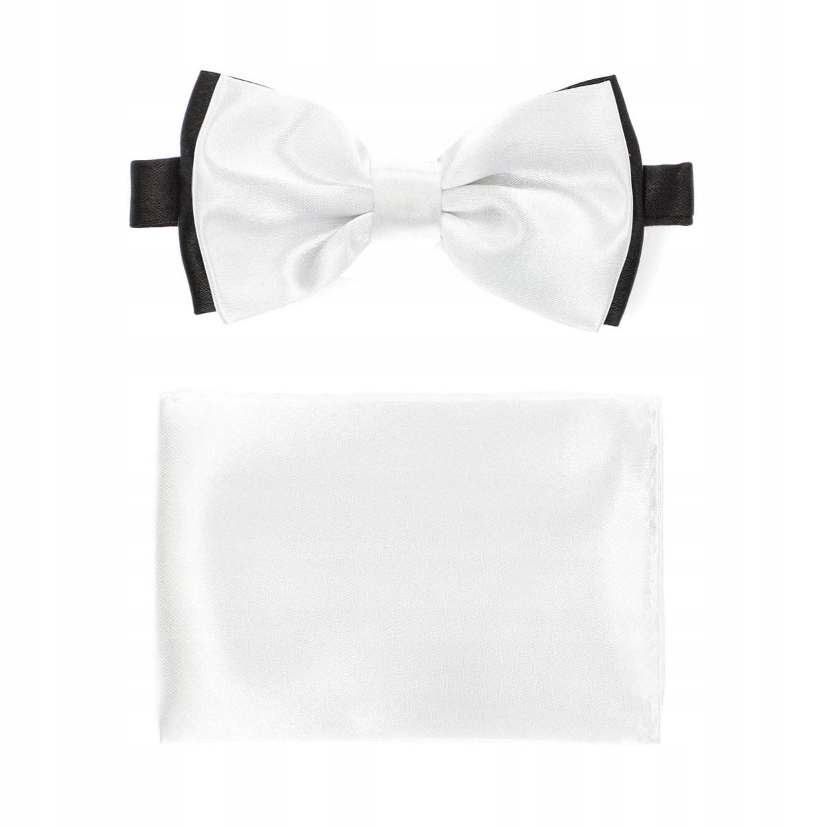 

Mucha Męska Biało-Czarna Lancerto