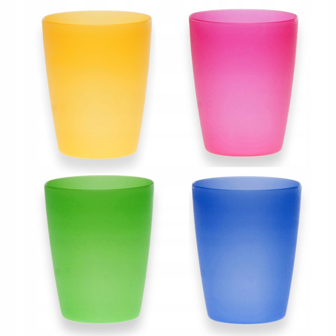 

Kubek plastikowy 250 ml nietłukący zestaw 4 szt