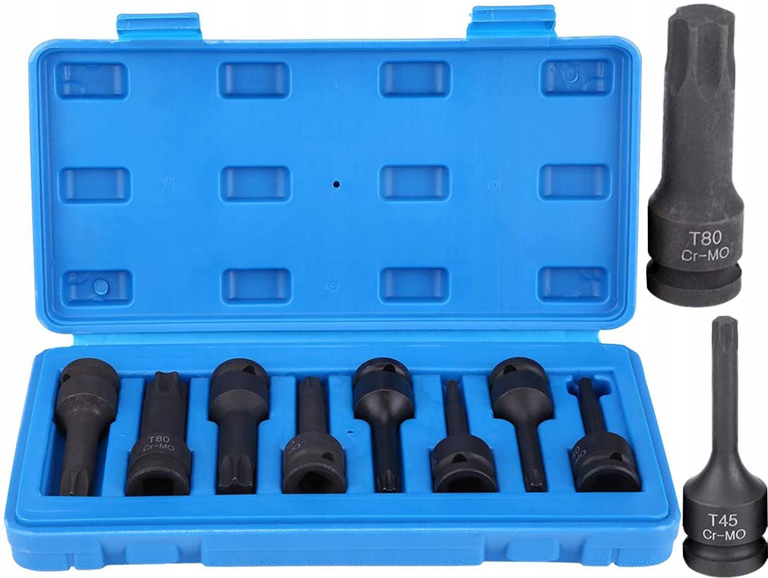 

Klucze Udarowe Trzpieniowe Torx T30-T80 1/2 Cr-mo