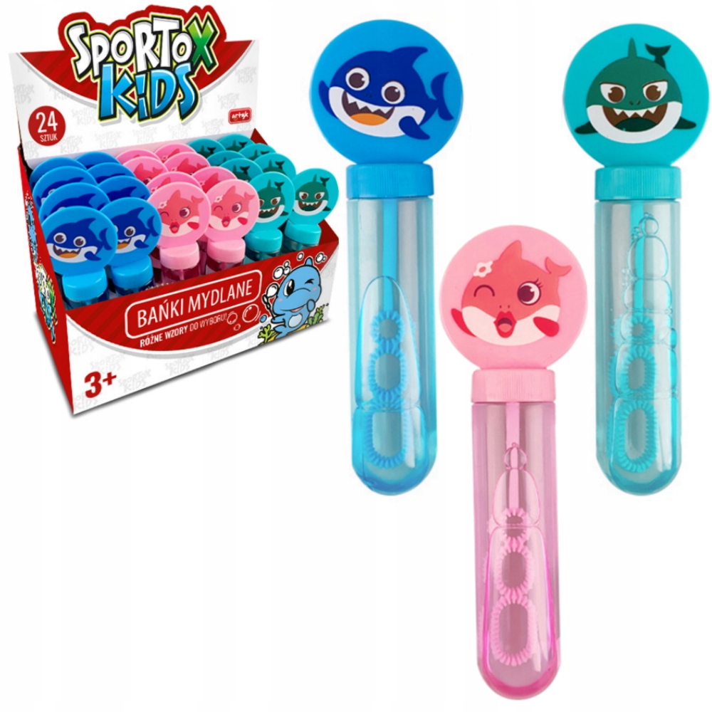 MINI MIECZ DO BANIEK MYDLANYCH RYBKA REKIN RÓŻNE KOLORY Marka Artyk